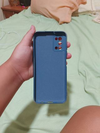 Funda móvil azul 