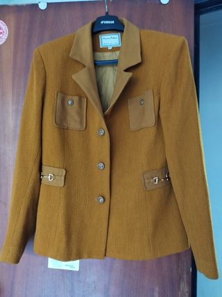 Blazer Marina Palma marrón