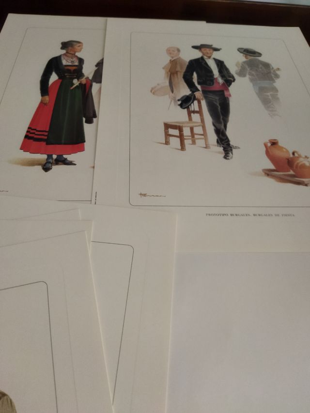 Láminas Traje Regional Burgalés