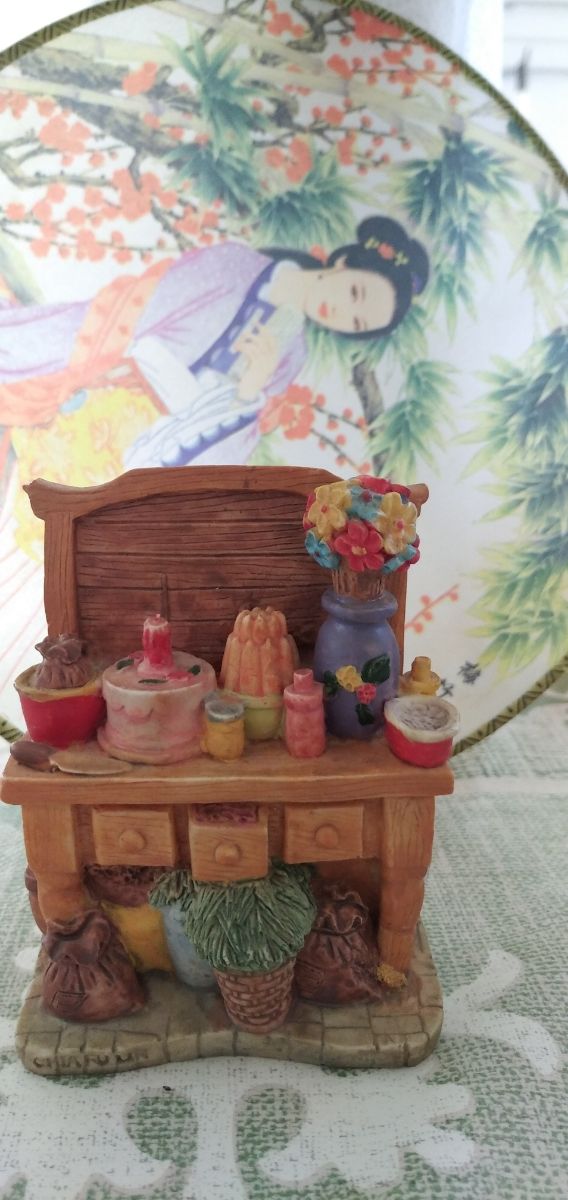 Decoraciones de diorama de resina