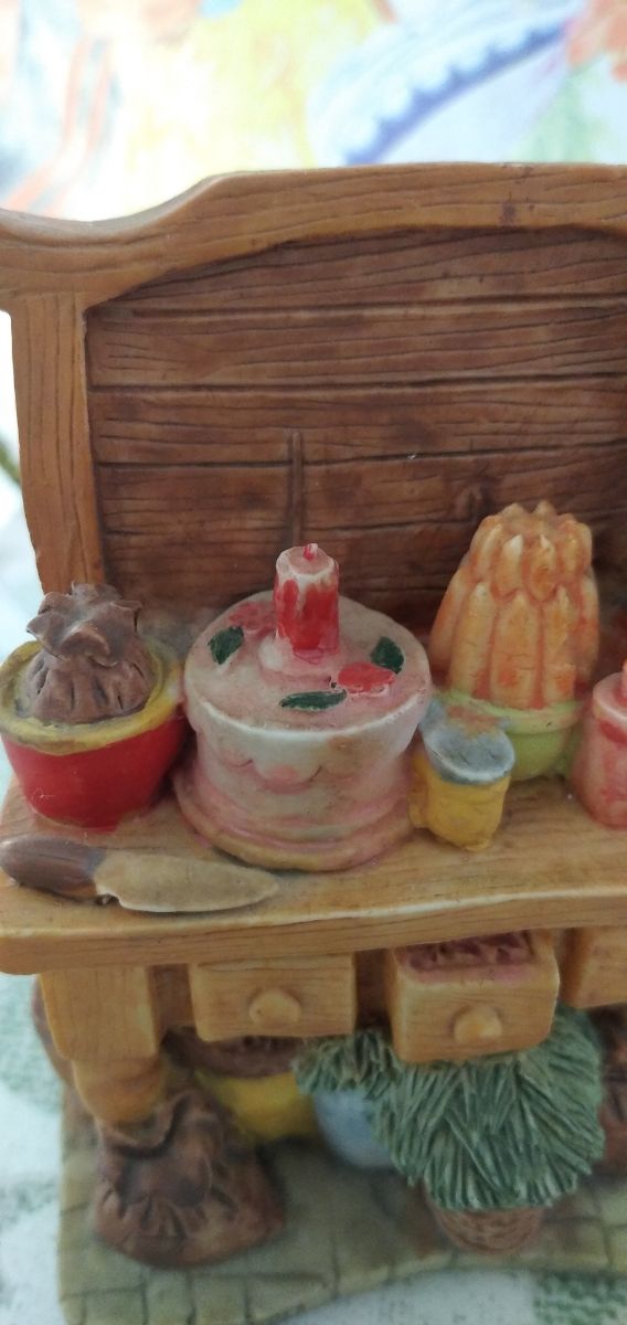 Decoraciones de diorama de resina