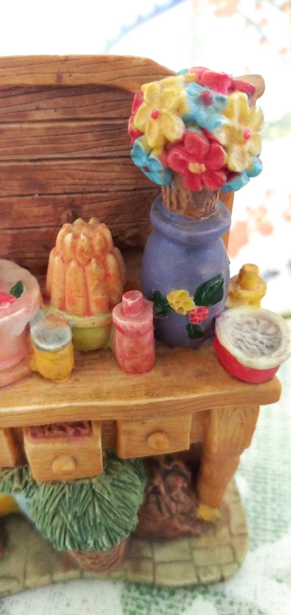 Decoraciones de diorama de resina