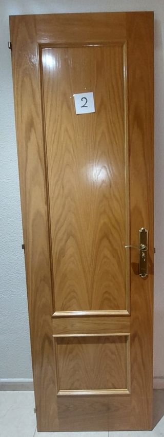 Puerta madera maciza - 5 ud.