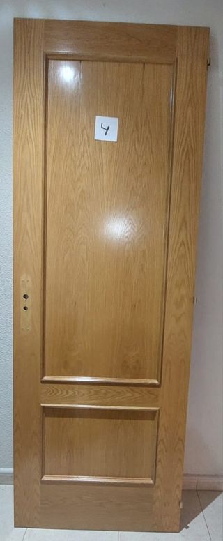Puerta madera maciza - 5 ud.