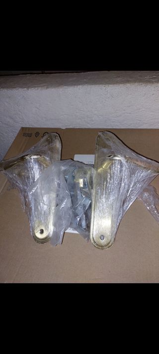 Tiradores puertas dorados | 2 uds.