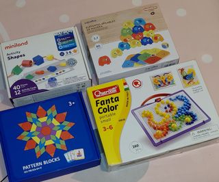 Juegos educativos Montessori 3+