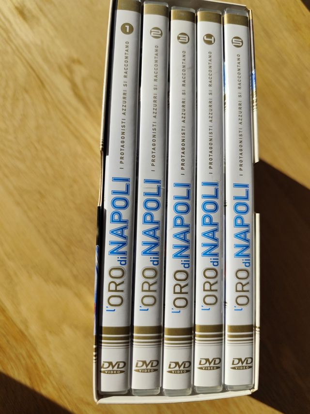 5 DVDs Nápoles: El Oro de Nápoles