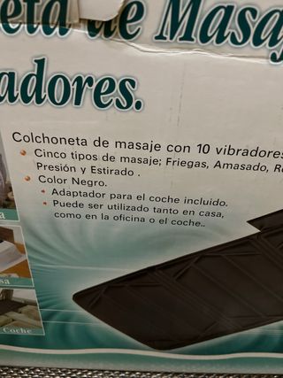 Colchoneta de masje concalefacción.