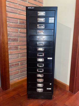 Cajoneras Bisley 15 cajones negra