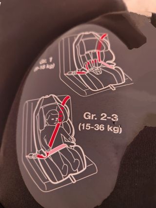 Silla auto Chico 3 en 1 Gris/Negro