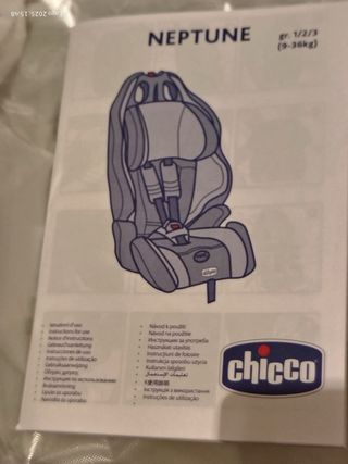 Silla auto Chico 3 en 1 Gris/Negro