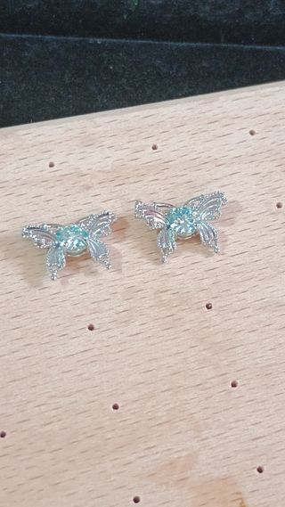 Pendientes de moissanita