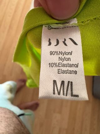 Top largo verde | Cuello redondo