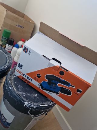 Lijadora Dexter 200w - 185mm
