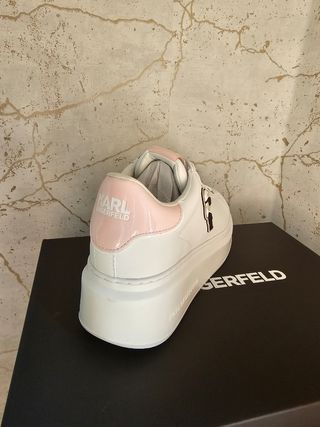 Sapatilhas Karl Lagerfeld Rosa e Brancas