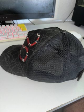 Gorra Gucci Original – Negra con Logo GG