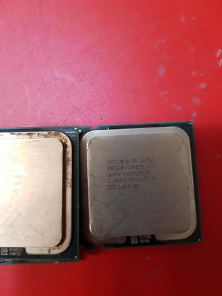 Lote procesadores Intel Dual Core usados