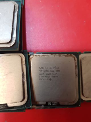Lote procesadores Intel Dual Core usados