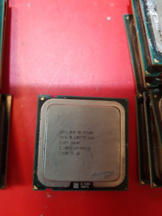 Lote procesadores Intel Dual Core usados