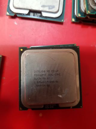Lote procesadores Intel Dual Core usados
