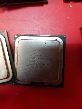 Lote procesadores Intel Dual Core usados