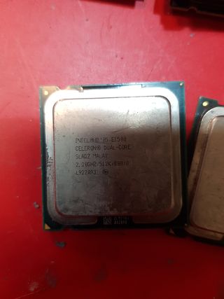 Lote procesadores Intel Dual Core usados