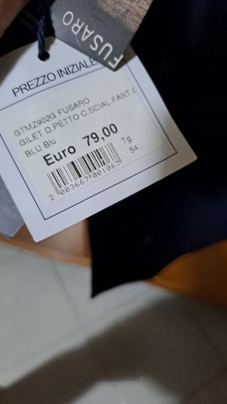 Panciotto Luigi Fusaro blu