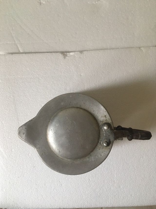 Scaldalatte vintage alluminio