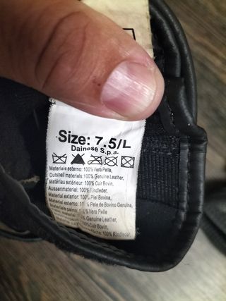 Guantes Dainese Piel Negro Talla L