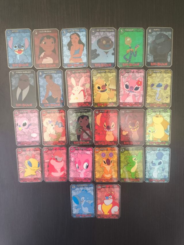 Cartas Stitch Lilo & Stitch sobres .