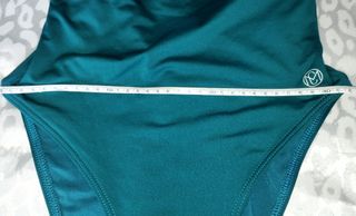 Bañador verde volantes - Talla XL