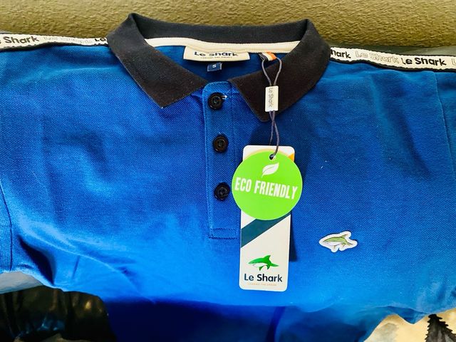 Polo LE SHARK Azul - Talla S Unisex