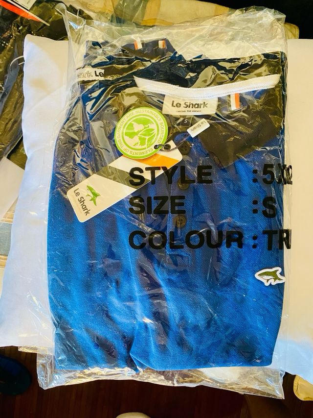 Polo LE SHARK Azul - Talla S Unisex