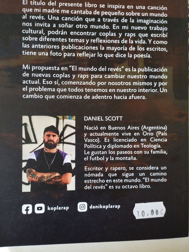 Libro de bolsillo.El mundo del revés