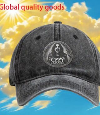 Gorra Ozzy Osbourne negro sombra