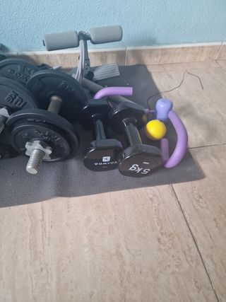 AB King Pro + mancuernas