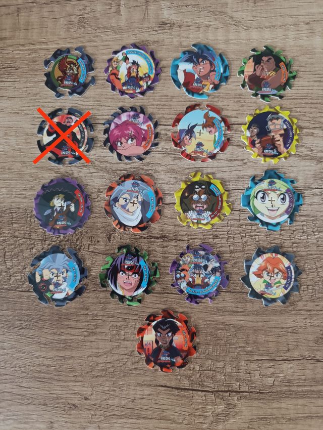 Beyblade Metal Spinners Tazos Matutano