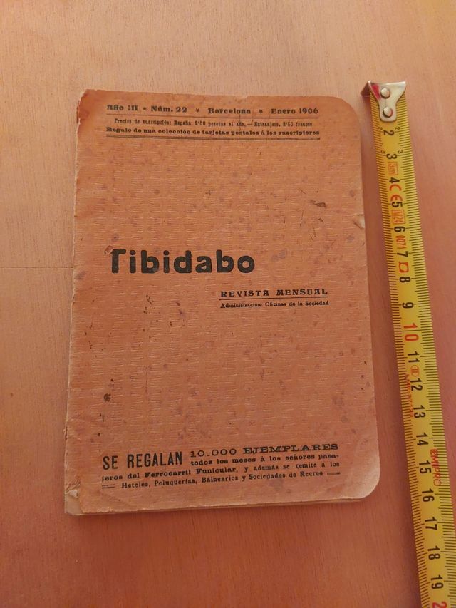 Revista antigua Tibidabo - Enero 1906
