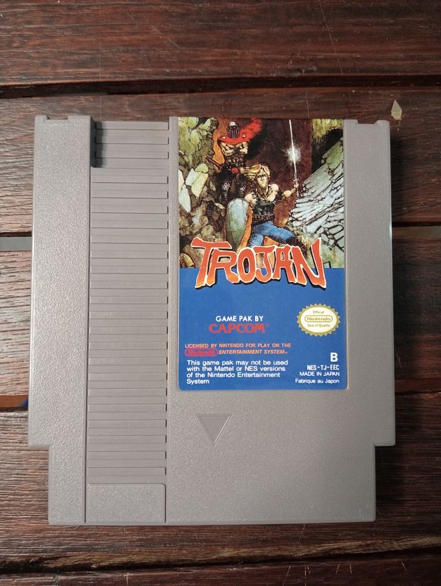 Nintendo NES Trojan - Capcom - PAL B