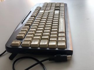 Teclado PC - Beige y Azul Marino