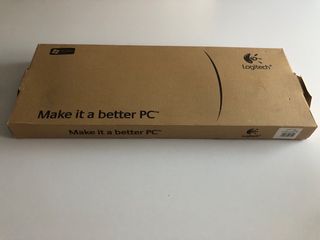 Teclado PC - Beige y Azul Marino