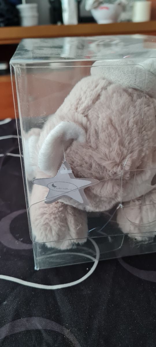 Muñeco calientacama gris