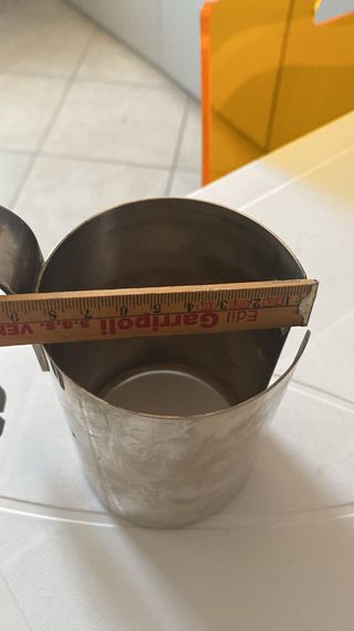 Brocca in metallo argento