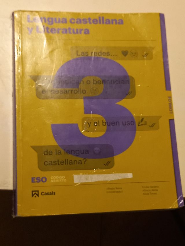 Lengua castellana y Literatura 3 ESO LOMLOE