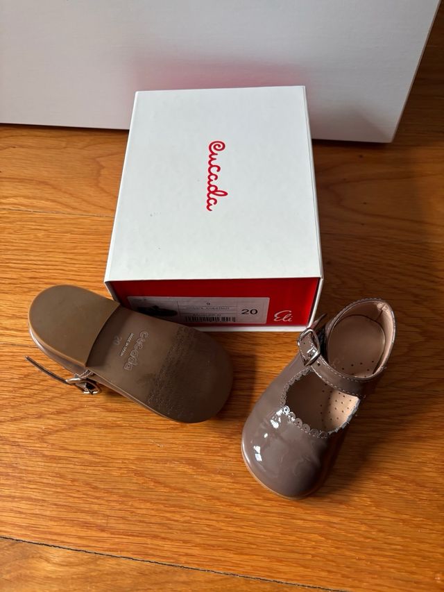 Zapatos niña Eli - Marrón,talla 20