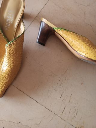 Zapatos Plumers amarillos - talla 37