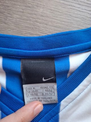 Camiseta Nike Vintage rayas azul-blanco