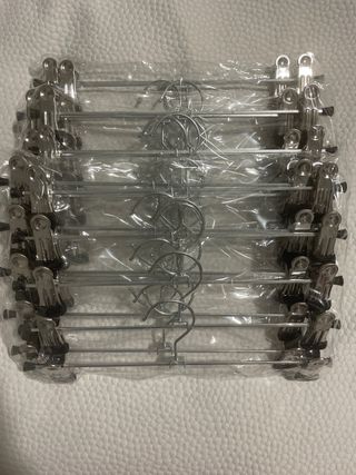 30 perchas pinza nuevas