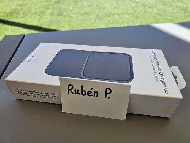 Cargador Samsung Inalámbrico Duo Super Fast