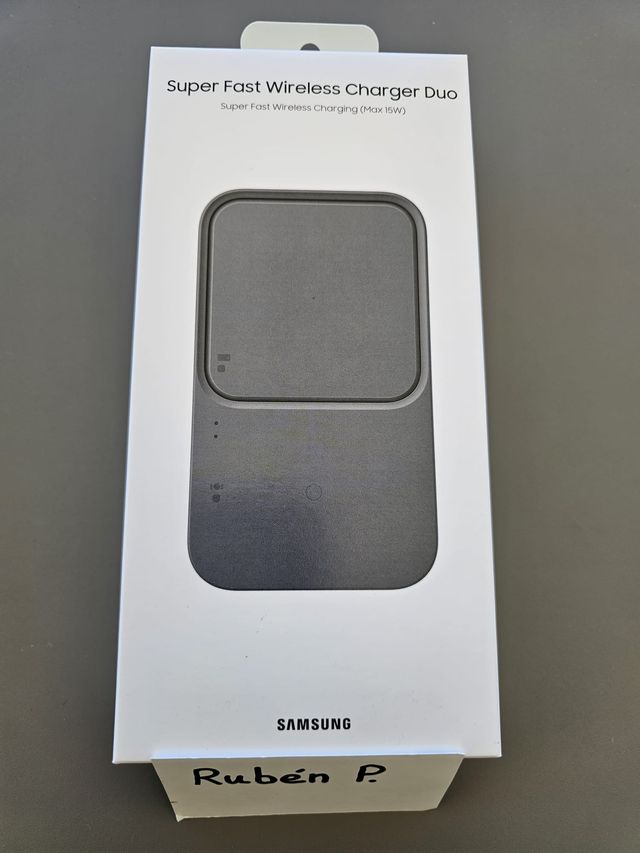 Cargador Samsung Inalámbrico Duo Super Fast